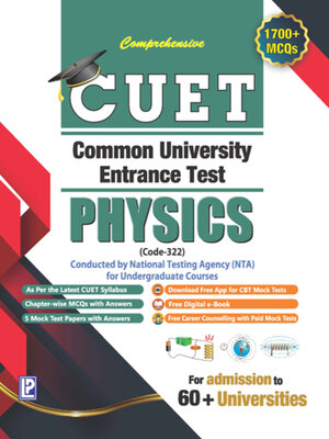 cover image of Golden CUET Physics Code-322